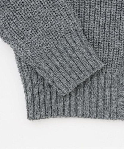 荷葉邊領珍珠扣開衫【韓國時尚】