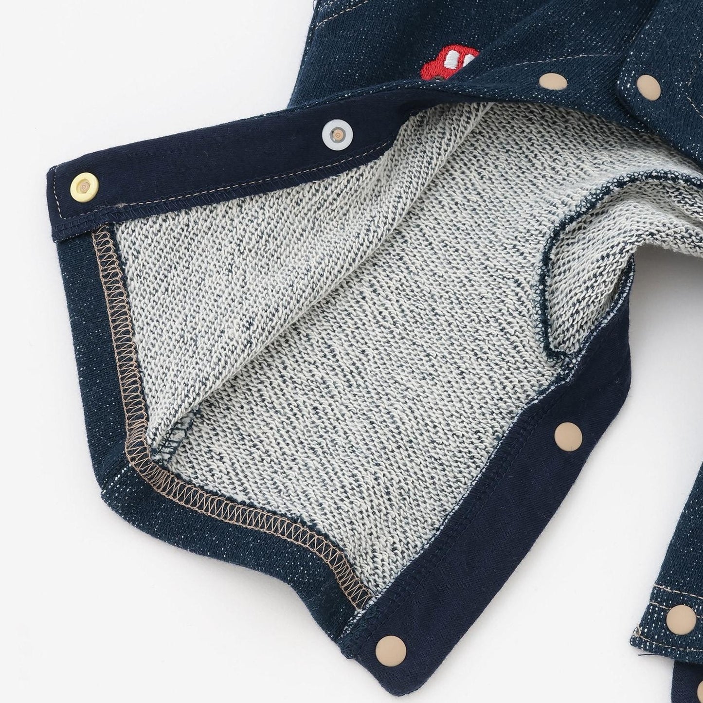 全刺繡帶領連體衣