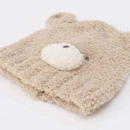 動物造型棉花糖毛線帽