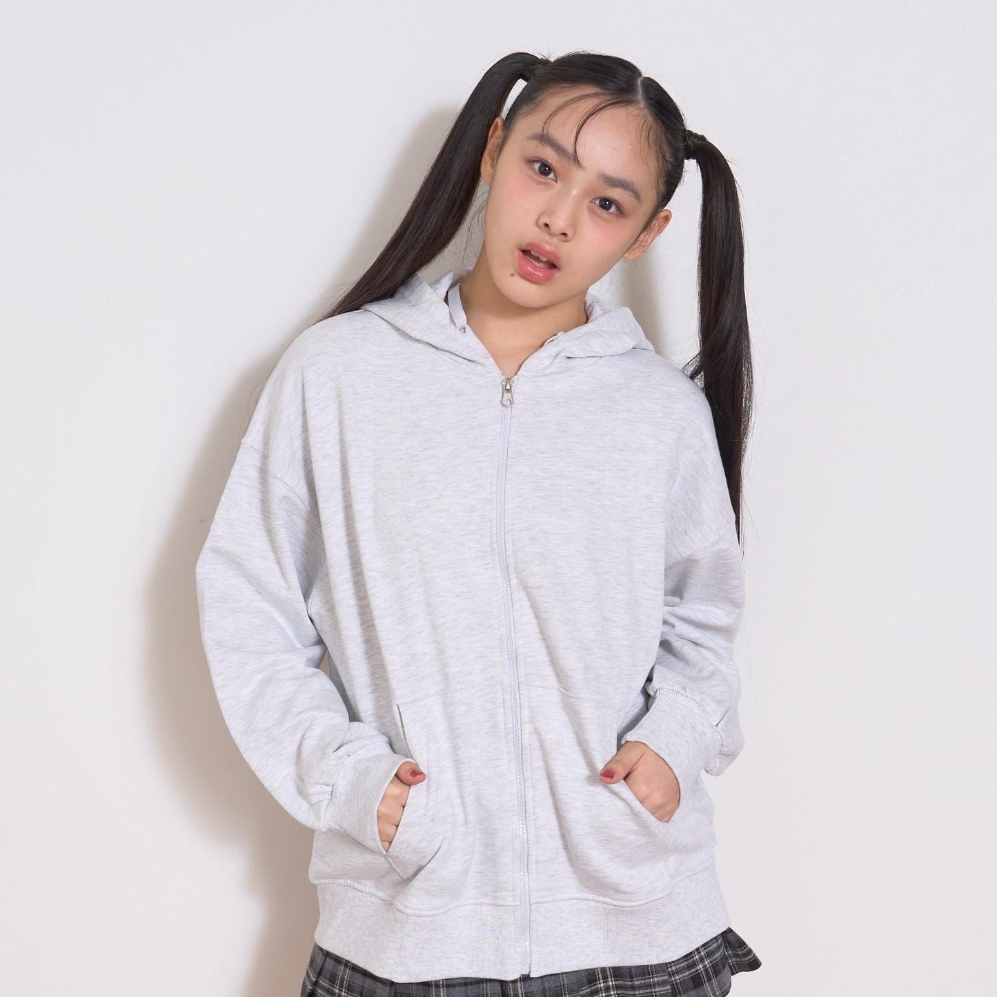 【加絨內裡】純棉拉鍊連帽衛衣