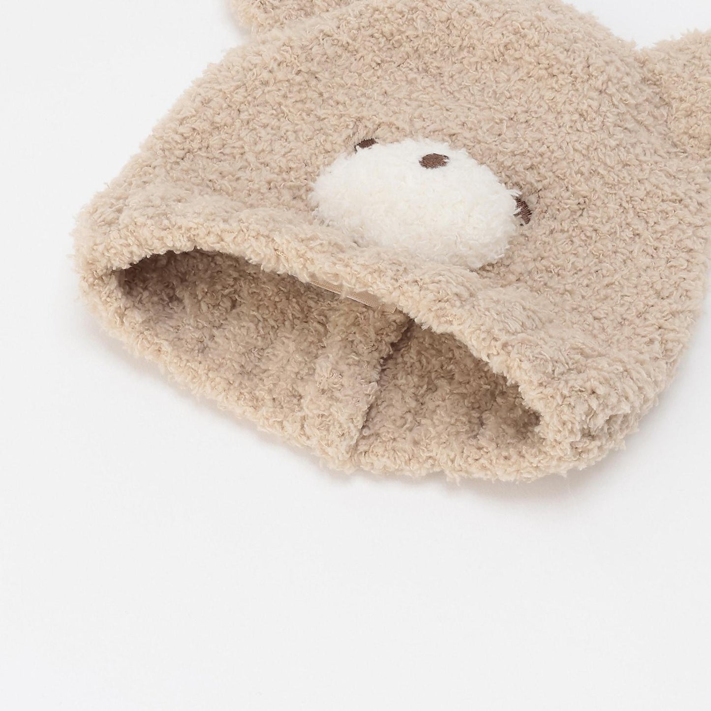 動物造型棉花糖毛線帽