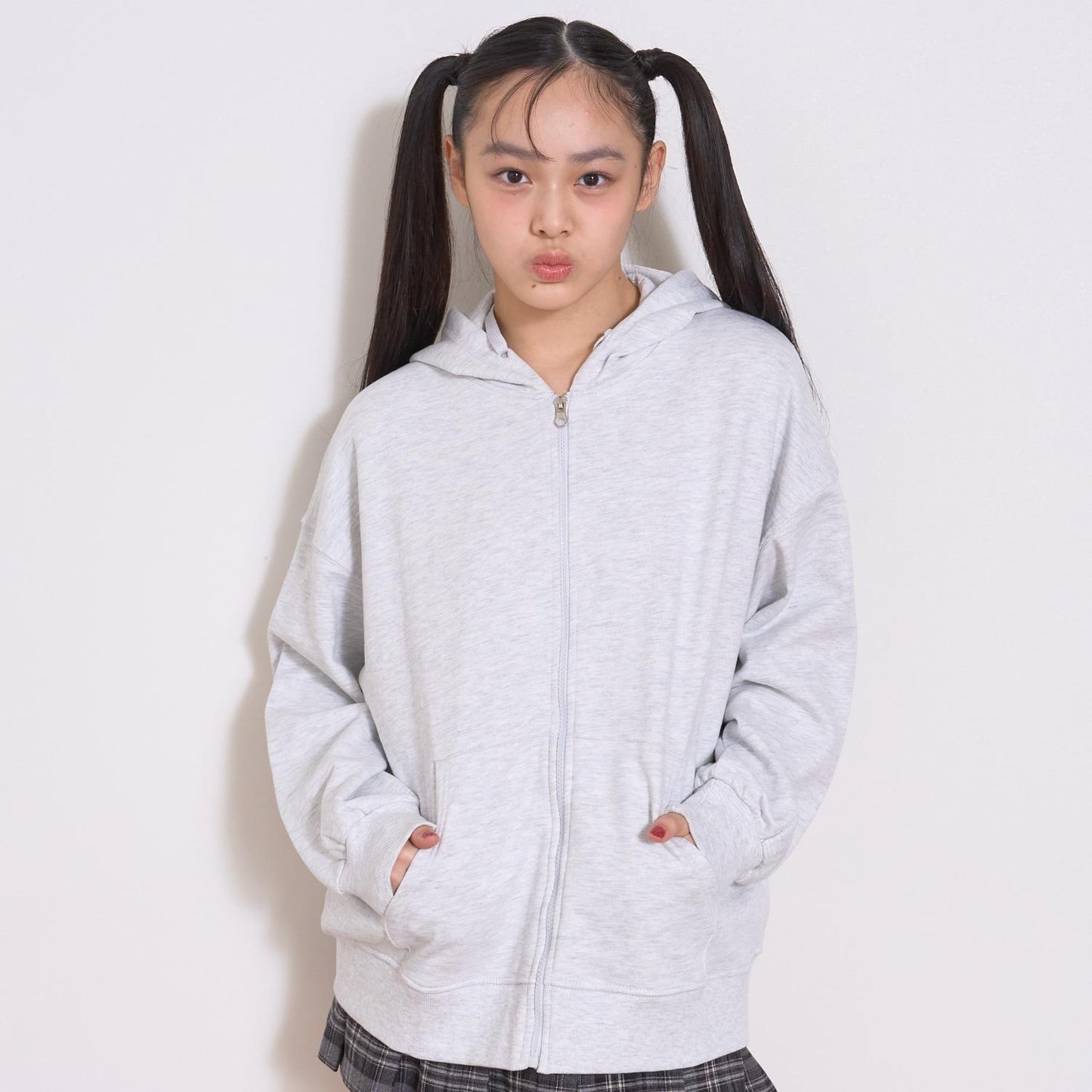 【加絨內裡】純棉拉鍊連帽衛衣