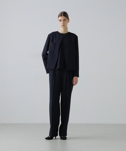 彈力喬其紗西裝外套