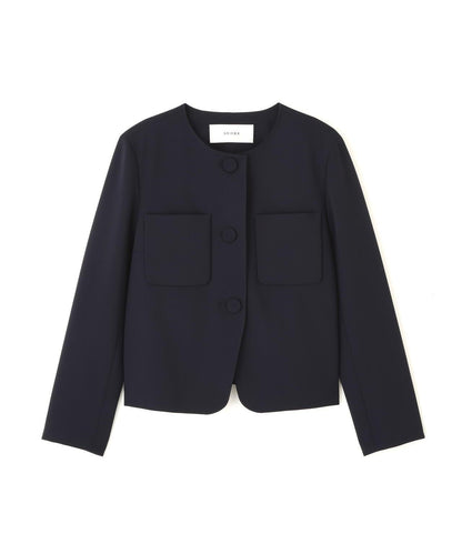 彈力喬其紗西裝外套