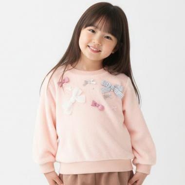 蝴蝶結毛絨衛衣