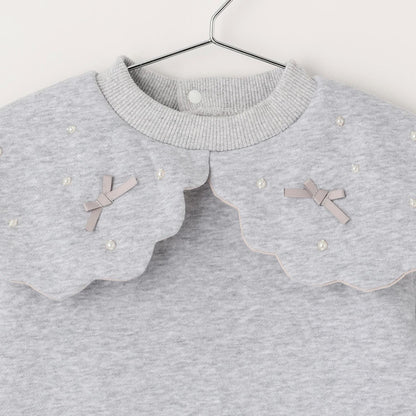 加絨波浪領衛衣