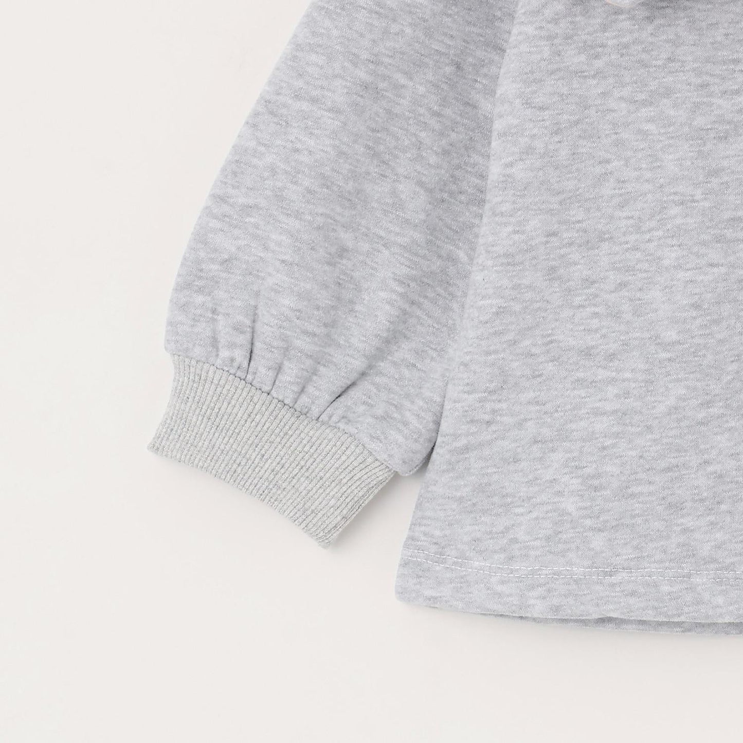 加絨波浪領衛衣