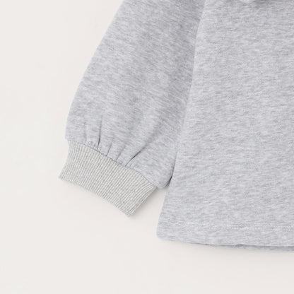 加絨波浪領衛衣