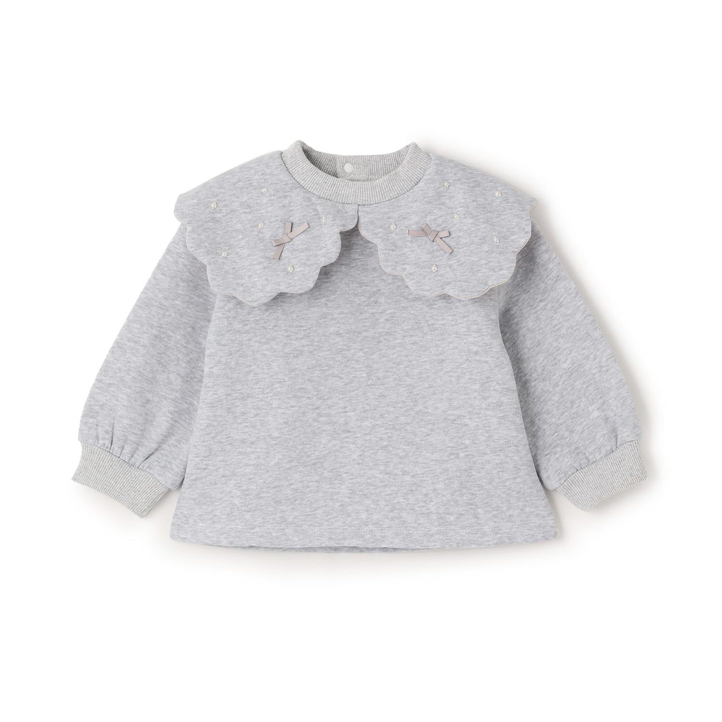 加絨波浪領衛衣