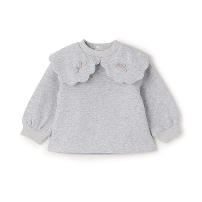 加絨波浪領衛衣