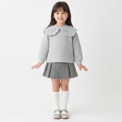 加絨波浪領衛衣