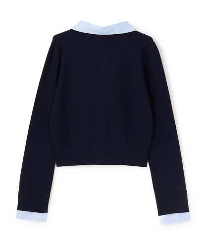 蝴蝶結針織套頭衫【韓國時尚】