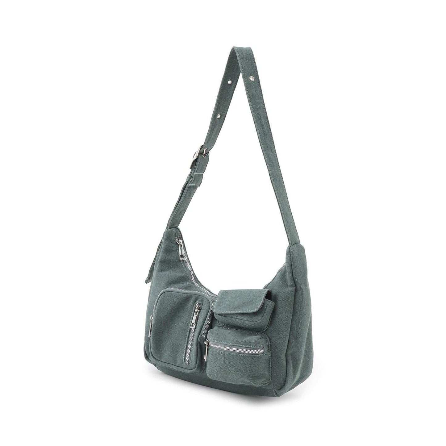 口袋月亮單肩包