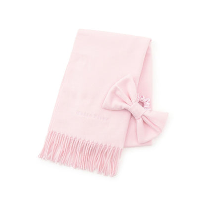 附蝴蝶結髮圈圍巾