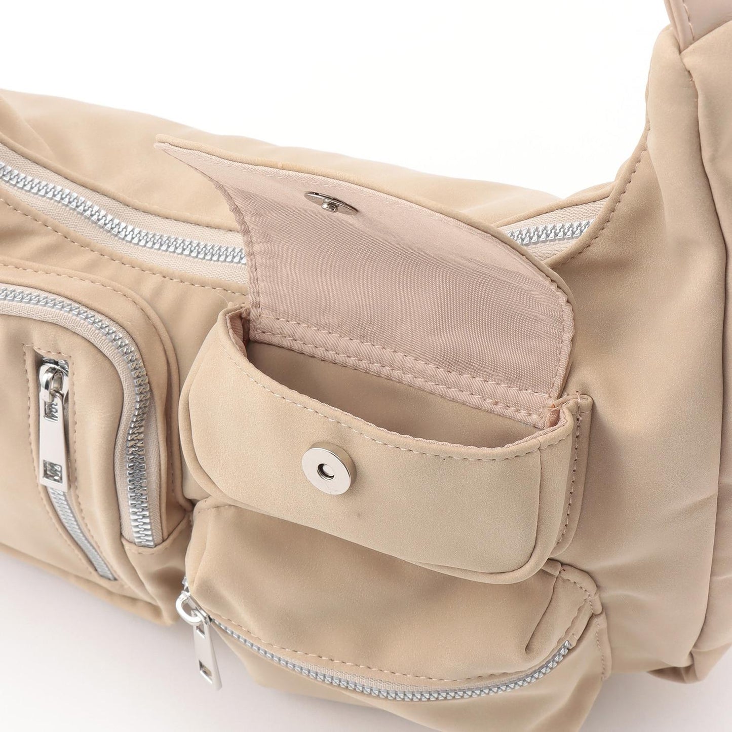 口袋月亮單肩包