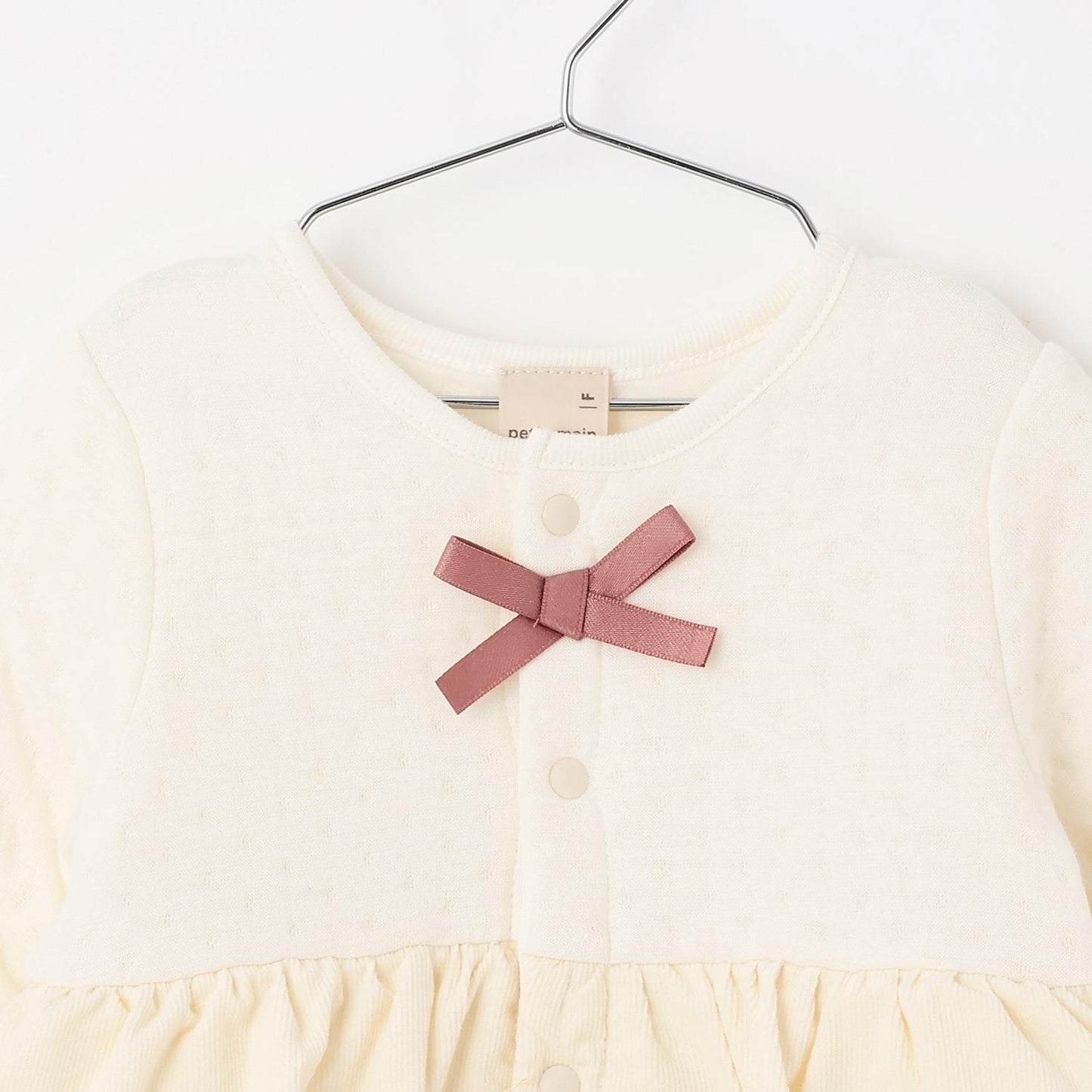 草莓刺繡拼接兩用連體衣