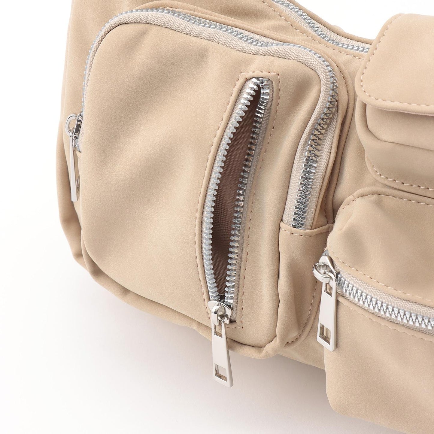 口袋月亮單肩包