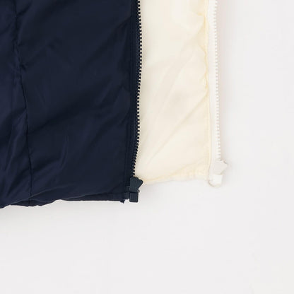 拼色刺繡加棉連體衣