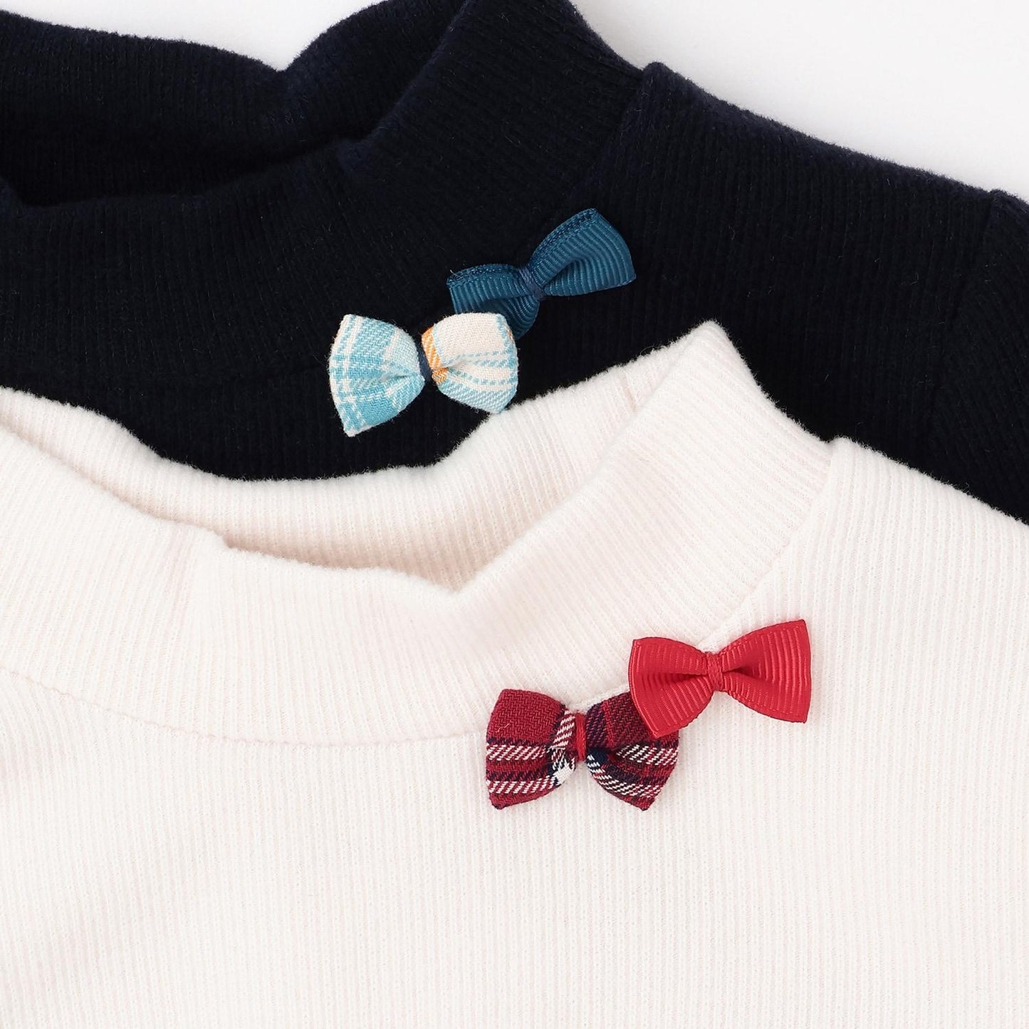 先染格紋×磨毛羅紋疊穿風格長款上衣