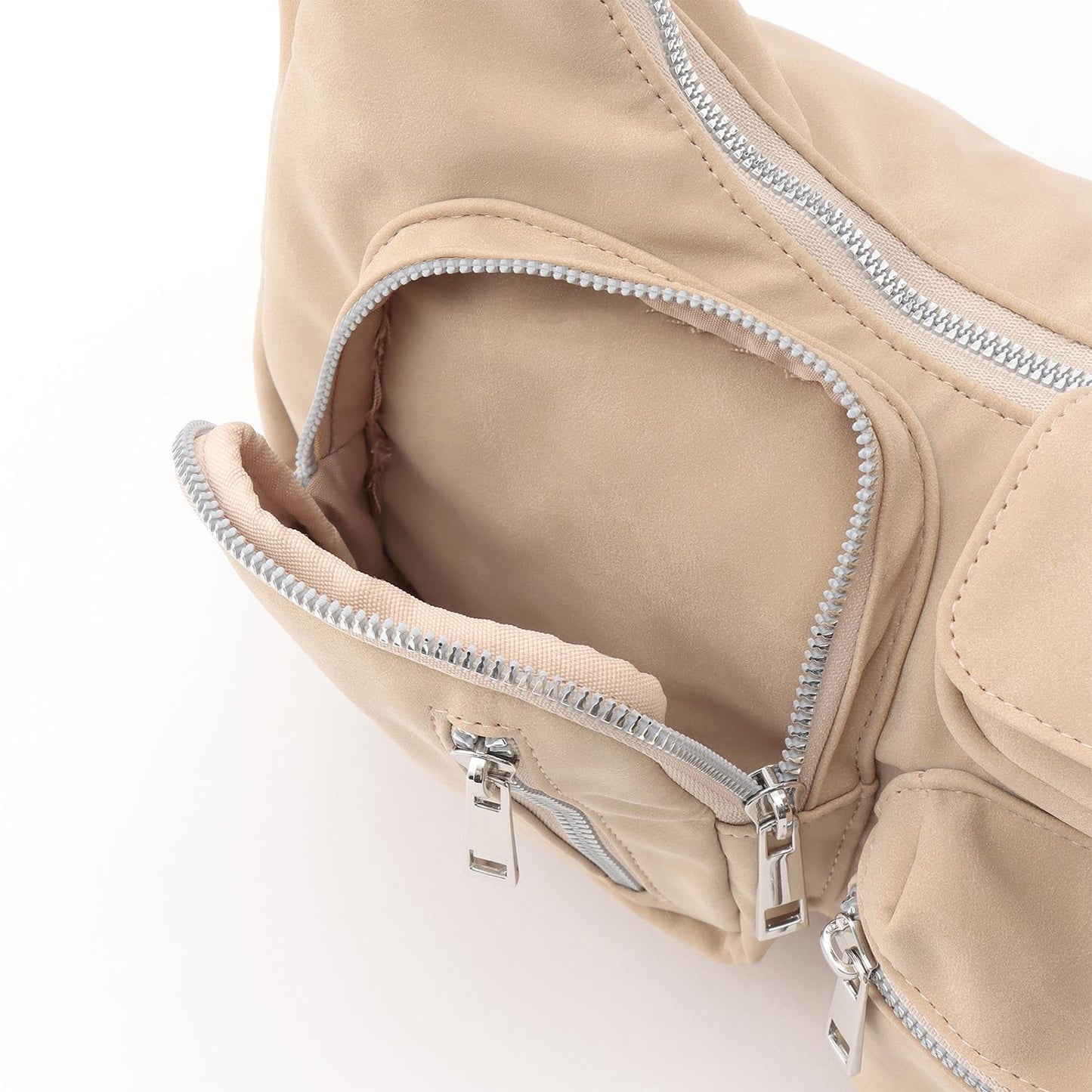 口袋月亮單肩包