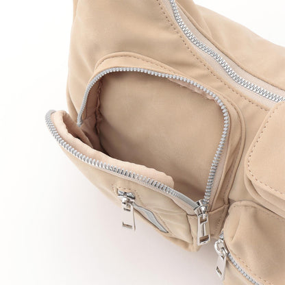 口袋月亮單肩包