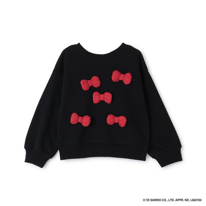【三麗鷗角色】【正反兩面可穿】【速幹衛衣面料】《Hello Kitty》立體蝴蝶結衛衣