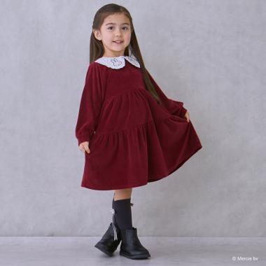 【《米菲》】荷葉邊領連衣裙