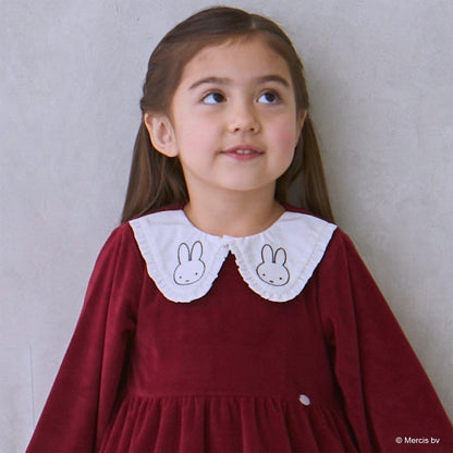 【《米菲》】荷葉邊領連衣裙