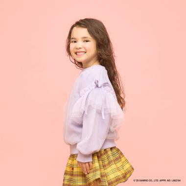 【速幹內襯】蓬鬆網紗衛衣