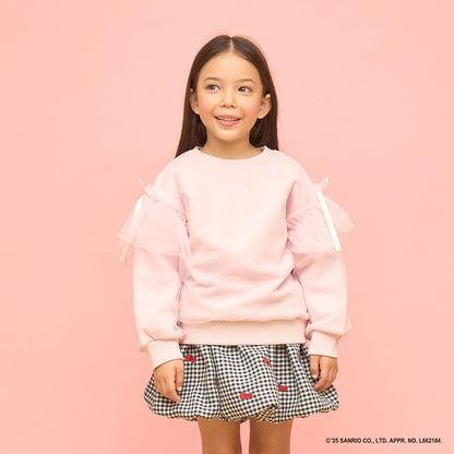 【速幹內襯】蓬鬆網紗衛衣