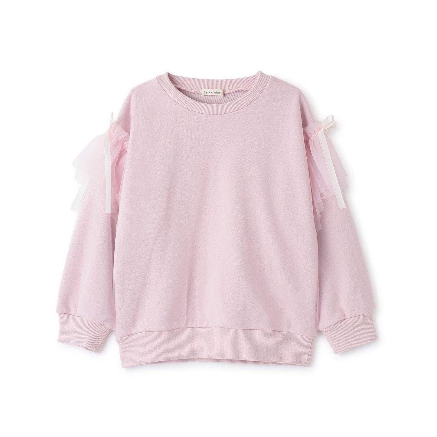 【速幹內襯】蓬鬆網紗衛衣