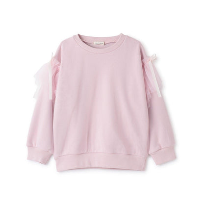 【速幹內襯】蓬鬆網紗衛衣