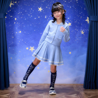 水手領針織套裝