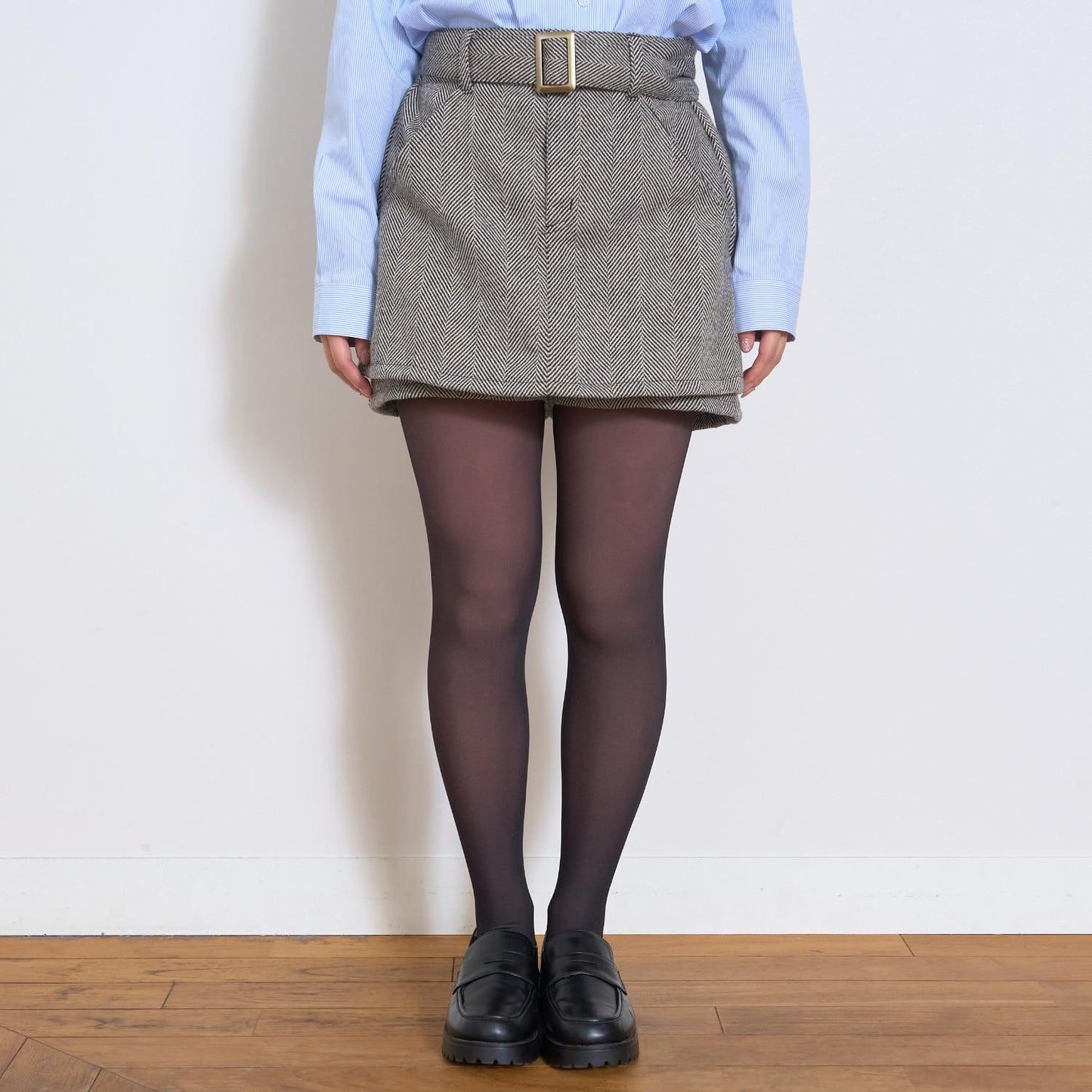 如裸膚般的仿膚連褲襪