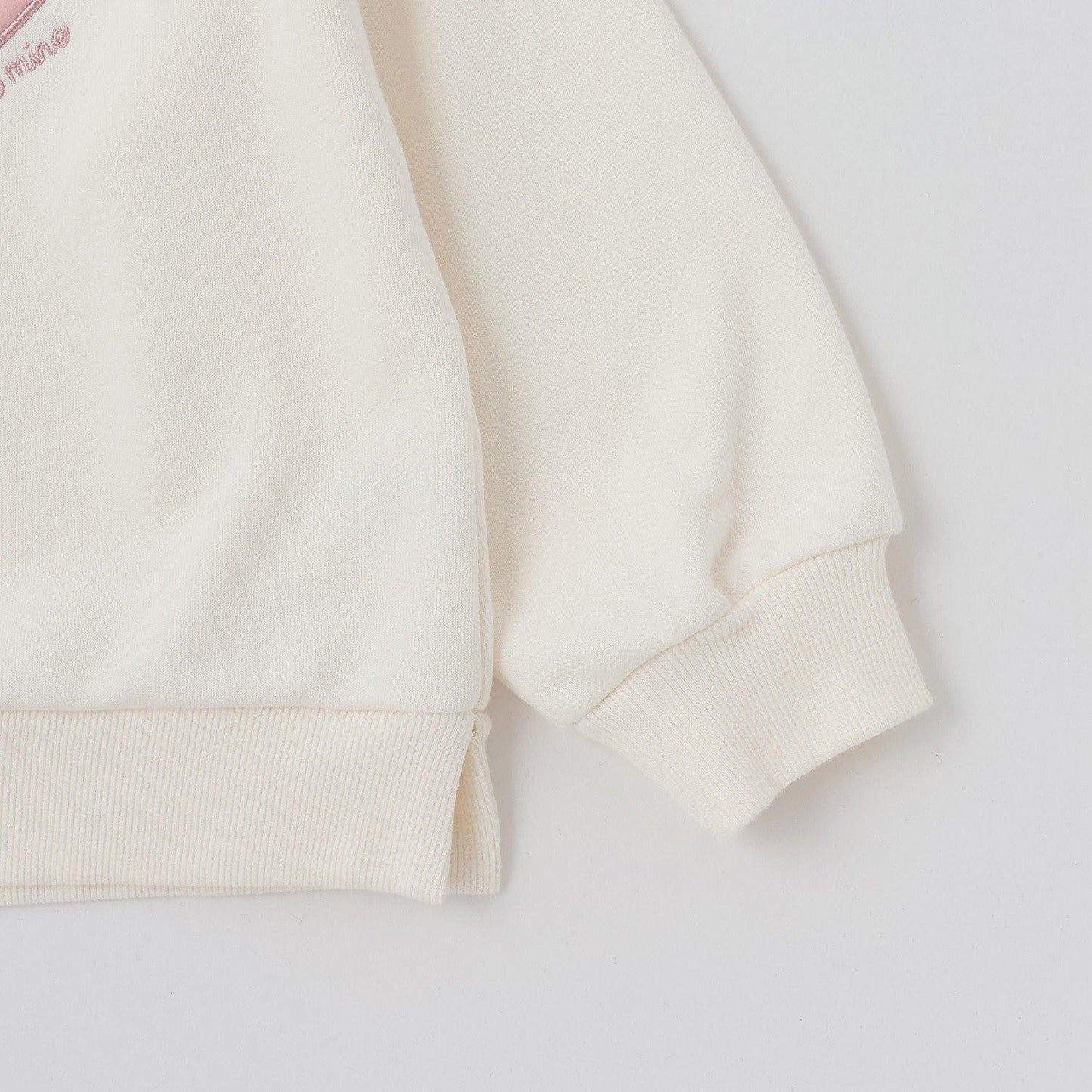 【速幹內層毛圈】草莓貼布繡衛衣