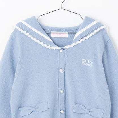 水手領針織套裝