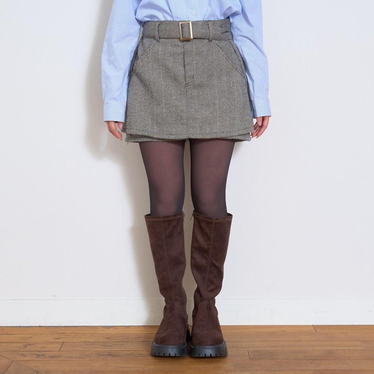 如裸膚般的仿膚連褲襪