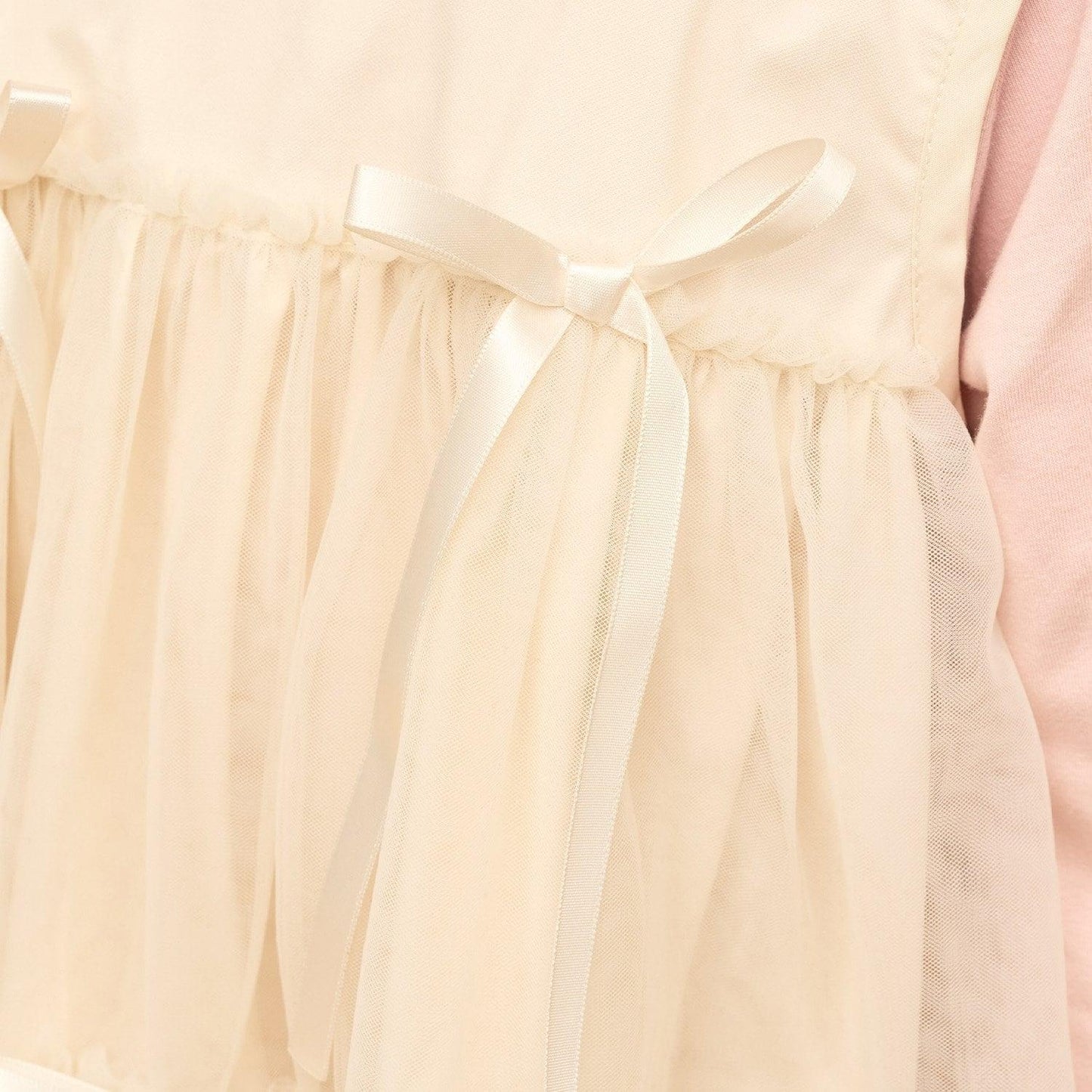 蓬鬆網紗多層連衣裙