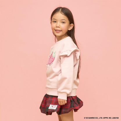 【速幹內層毛圈】草莓貼布繡衛衣