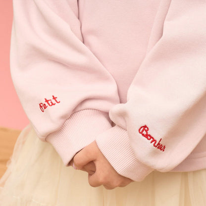 【速幹內襯毛圈】單點刺繡衛衣