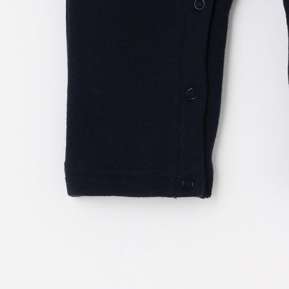 先染格紋疊穿風連體衣