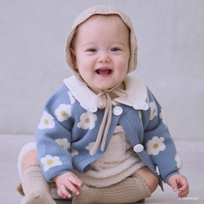 【dick bruna】花卉圖案針織開衫