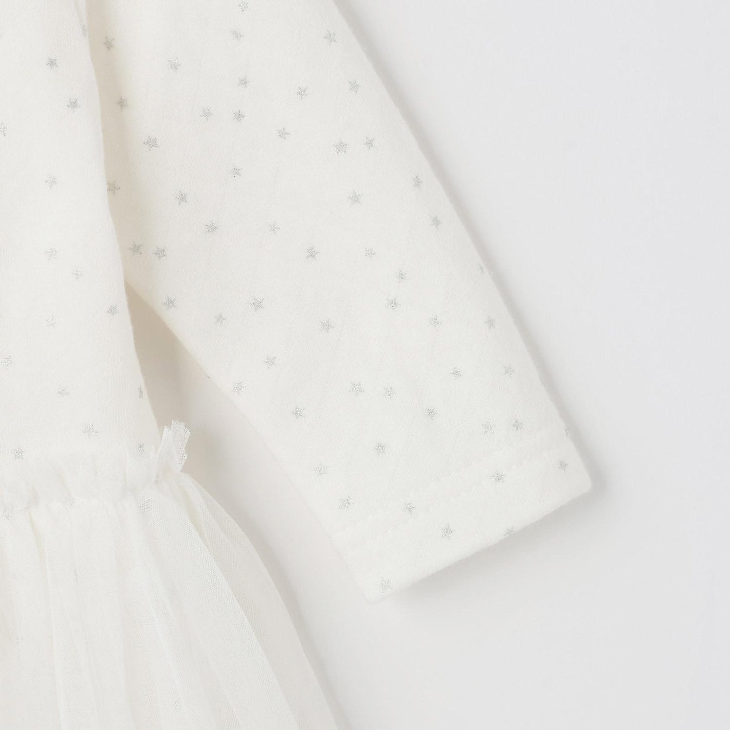 星塵絎縫網紗連體衣