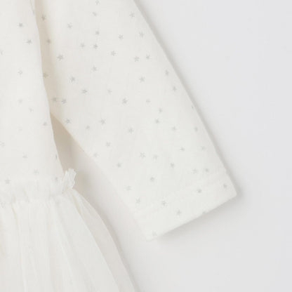 星塵絎縫網紗連體衣