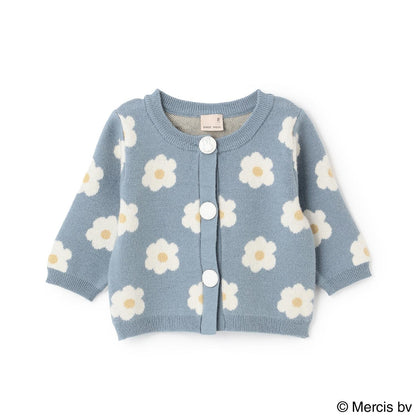 【dick bruna】花卉圖案針織開衫