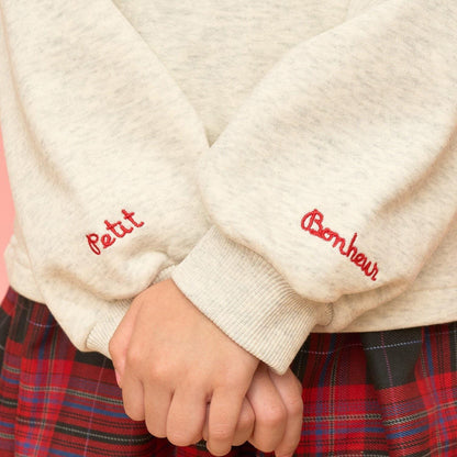 【速幹內襯毛圈】單點刺繡衛衣