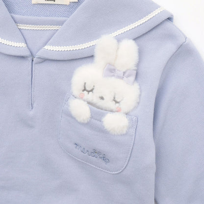 水手領衛衣【吸溼發熱】