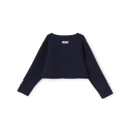 花卉刺繡針織開衫