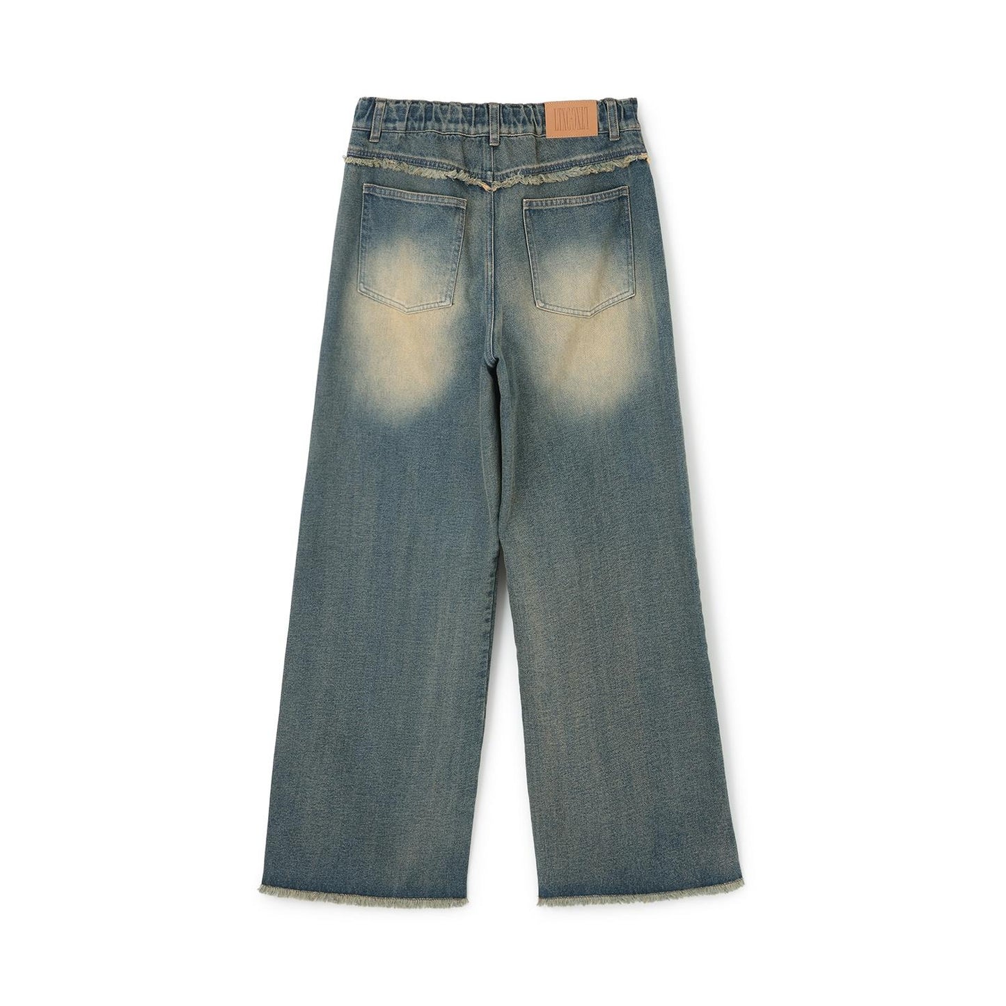 鉚釘流蘇牛仔褲