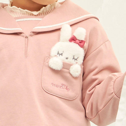 水手領衛衣【吸溼發熱】